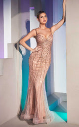 4 of 10 LaDivine CD990 Dress Rose-Gold