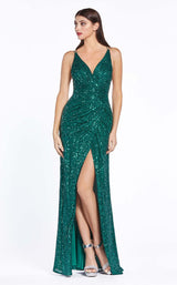 2 of 6 Cinderella Divine CDS345 Dress Emerald