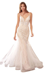 1 of 3 Cinderella Divine CDS401 Dress Off-White