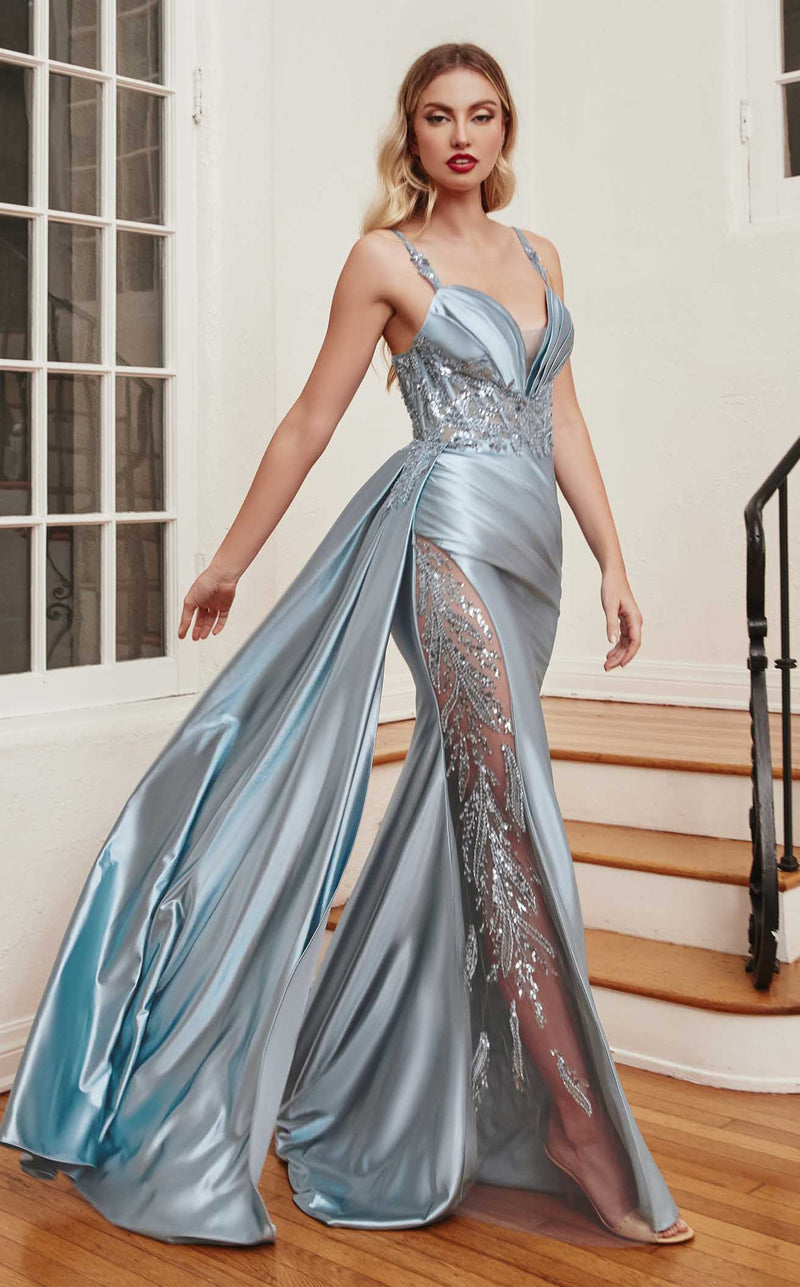 LaDivine CDS417 Dress Dusty-Blue