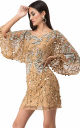 3 of 4 Couture Fashion by FG CF19200124 Dress Gold