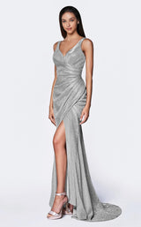 3 of 4 Cinderella Divine CF332 Dress Light-Silver