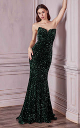 1 of 4 Cinderella Divine CH151 Dress Emerald