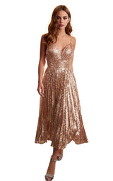 1 of 2 Cinderella Divine CH189S Dress Rose-Gold