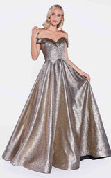 1 of 4 Cinderella Divine CJ268 Dress Bronze