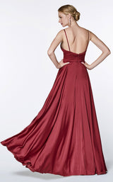 5 of 5 Cinderella Divine CJ526 Dress Burgundy