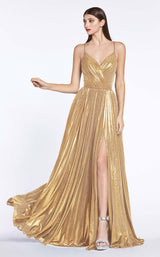 4 of 5 Cinderella Divine CJ531 Dress Gold