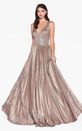 1 of 3 Cinderella Divine CM9061 Dress Copper