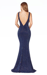 2 of 2 Cinderella Divine CR846 Dress Navy