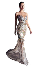 1 of 2 Cinderella Divine CR858 Dress Gold