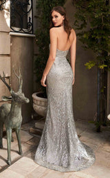 2 of 3 Cinderella Divine CR863 Dress Silver