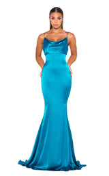 6 of 33 Portia and Scarlett Dana Gown Blue