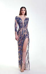 1 of 4 Apollo Couture FW037 Royal/Nude