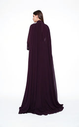 3 of 6 Zeena Zaki FW202113 Dress Dark-Purple