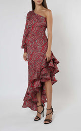 2 of 3 Zeena Zaki FW222306 Red