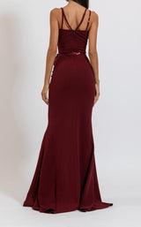 5 of 6 Zeena Zaki FW222311 Maroon