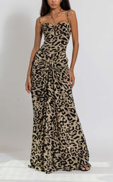 1 of 3 Zeena Zaki FW222323 Tiger-Print