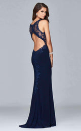 13 of 15 Faviana S7999 Navy Back