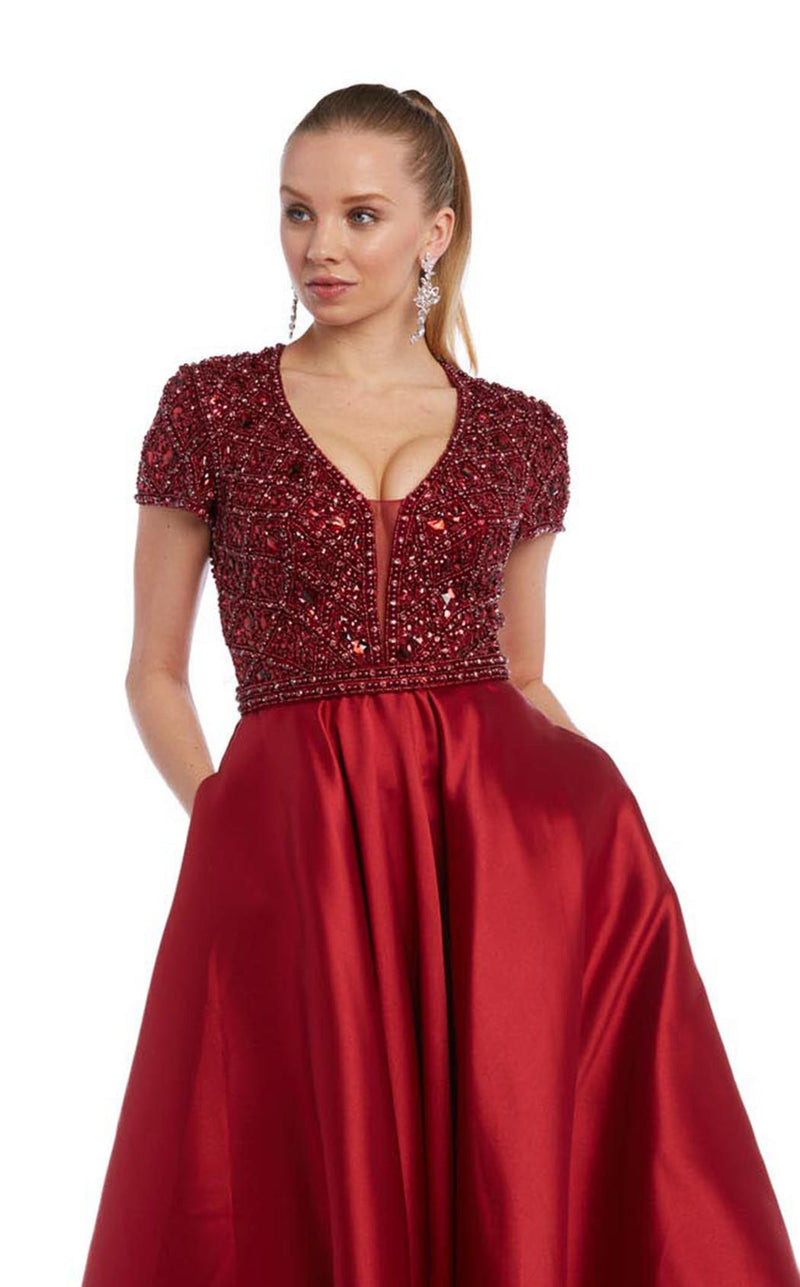 Glitz and Glam GG786 Burgundy