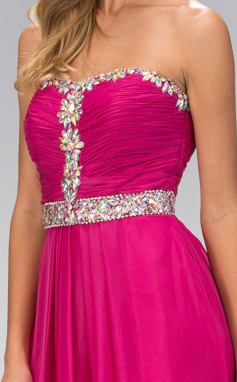 Elizabeth K GL1058 Dress Fuchsia