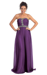 2 of 6 Elizabeth K GL1058 Dress Purple