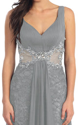 5 of 6 Elizabeth K GL1092 Dress Silver