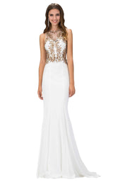 1 of 4 Elizabeth K GL1418 Dress Ivory