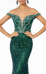 5 of 6 GLS by Gloria GL1818 Dress Green