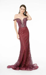 2 of 6 GLS by Gloria GL1818 Dress Wine