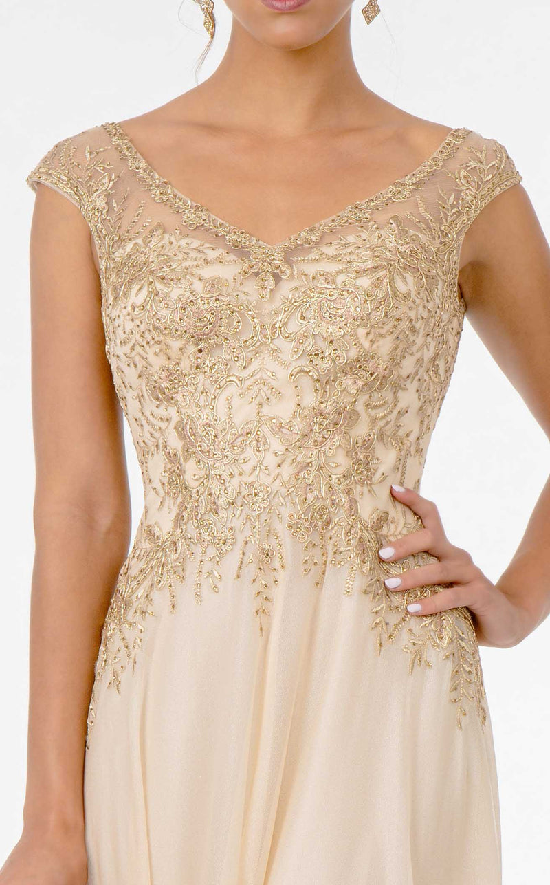 GLS by Gloria GL1826 Dress Champagne