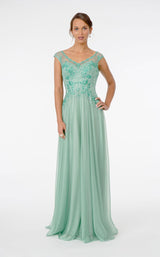 2 of 12 GLS by Gloria GL1826 Dress Mint