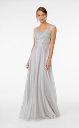 3 of 12 GLS by Gloria GL1826 Dress Silver