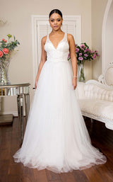 1 of 4 Elizabeth K GL1901 Dress Ivory