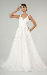 1 of 4 Elizabeth K GL1902 Dress Ivory