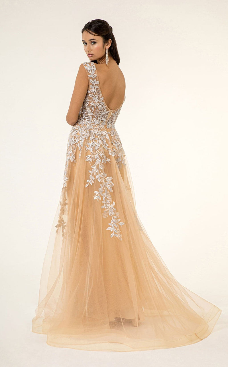 GLS by Gloria GL1920 Dress Champagne