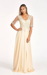 2 of 15 Elizabeth K GL1982 Dress Champagne