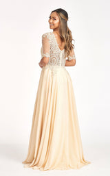 7 of 15 Elizabeth K GL1982 Dress Champagne