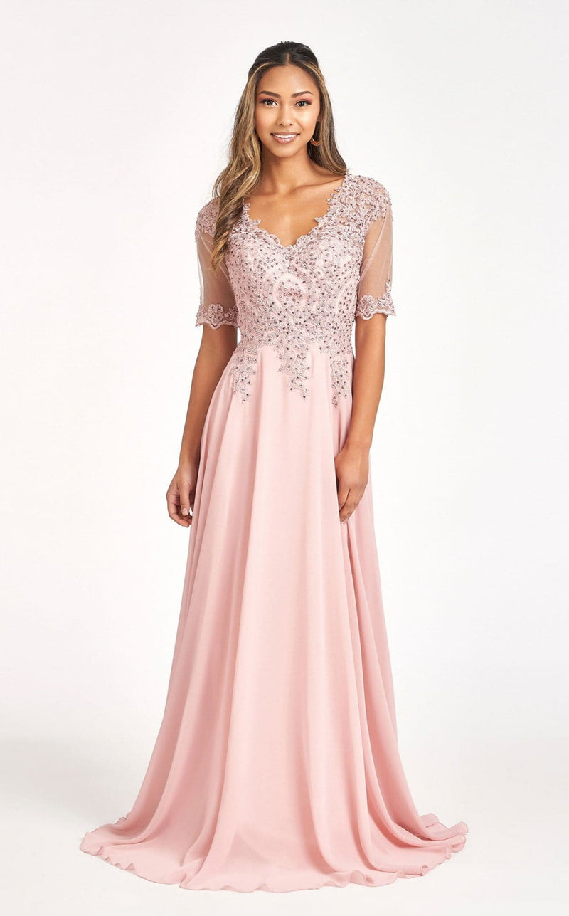 Elizabeth K GL1982 Dress Dark-Rose