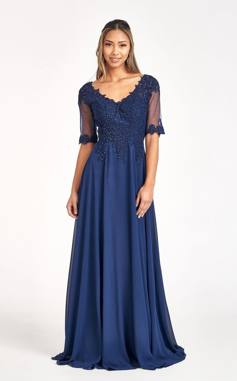 Elizabeth K GL1982 Dress Navy