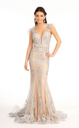 2 of 11 GLS by Gloria GL1983 Dress Silver-Nude