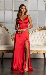 4 of 19 Elizabeth K GL1992 Dress Red