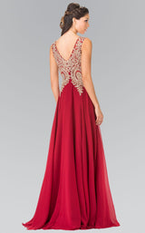 9 of 20 Elizabeth K GL2311 Dress Burgundy