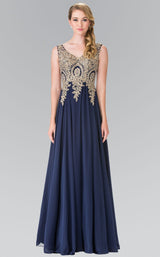 6 of 20 Elizabeth K GL2311 Dress Navy