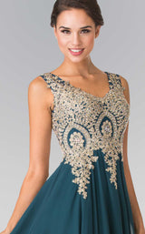 17 of 20 Elizabeth K GL2311 Dress Teal