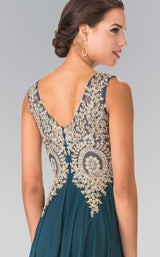 20 of 20 Elizabeth K GL2311 Dress Teal