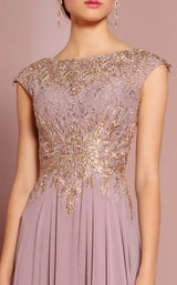 10 of 16 Elizabeth K GL2519 Dress Mauve