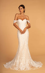 1 of 4 GLS by Gloria GL2591 Dress Ivory-Champagne