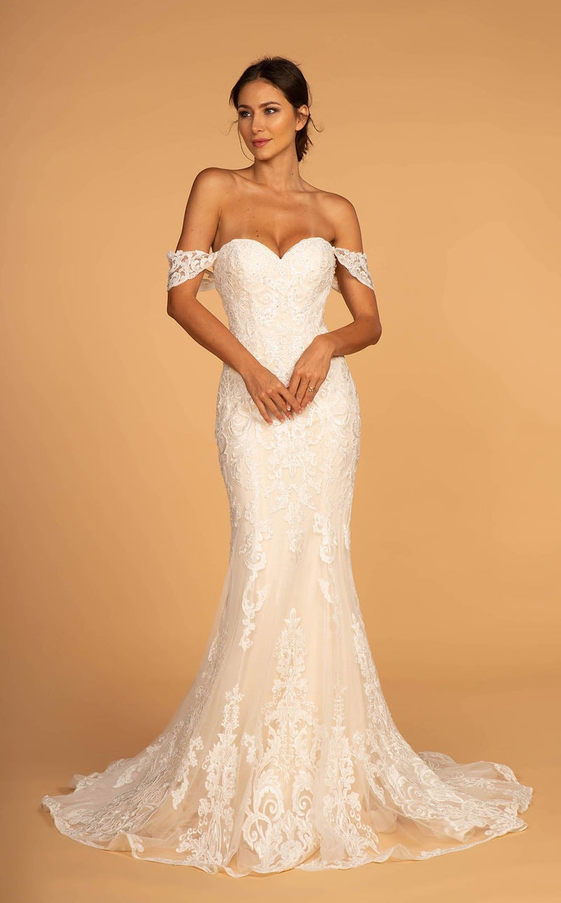 GLS by Gloria GL2591 Dress Ivory-Champagne