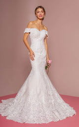 1 of 4 GLS by Gloria GL2594 Dress Ivory-Cream