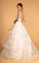 2 of 4 GLS by Gloria GL2599 Dress Ivory-Champagne